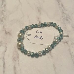 Pearl and glass beads